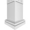 Ekena Millwork Craftsman Classic Square Non-Tapered Calico Fretwork Column w/ Tuscan Capital & Tuscan Base CC0809ENCLOTUTU - alternate 5